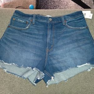 Abercrombie & Fitch. Cutoff short high rise